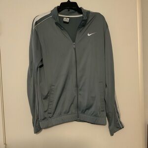 Nike Gray Zip Up Athletic Jacket